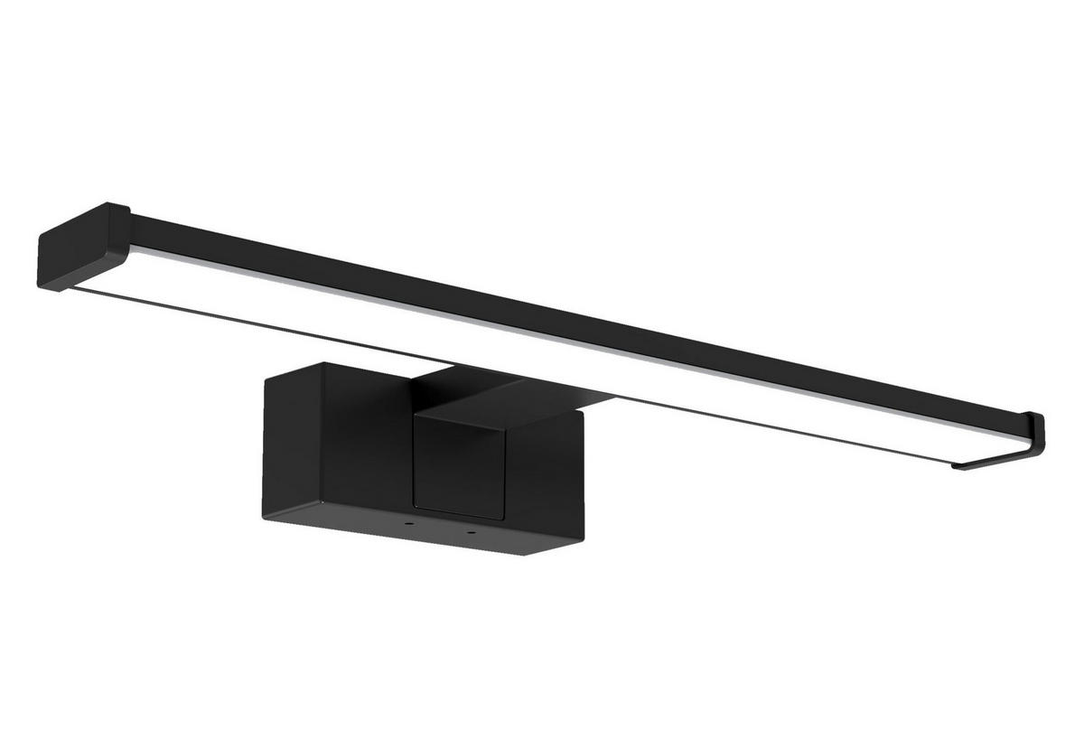 KUPAONSKA SVJETILJKA ZIDNA  - crna, Basics, plastika (30/5,1/13,8cm)