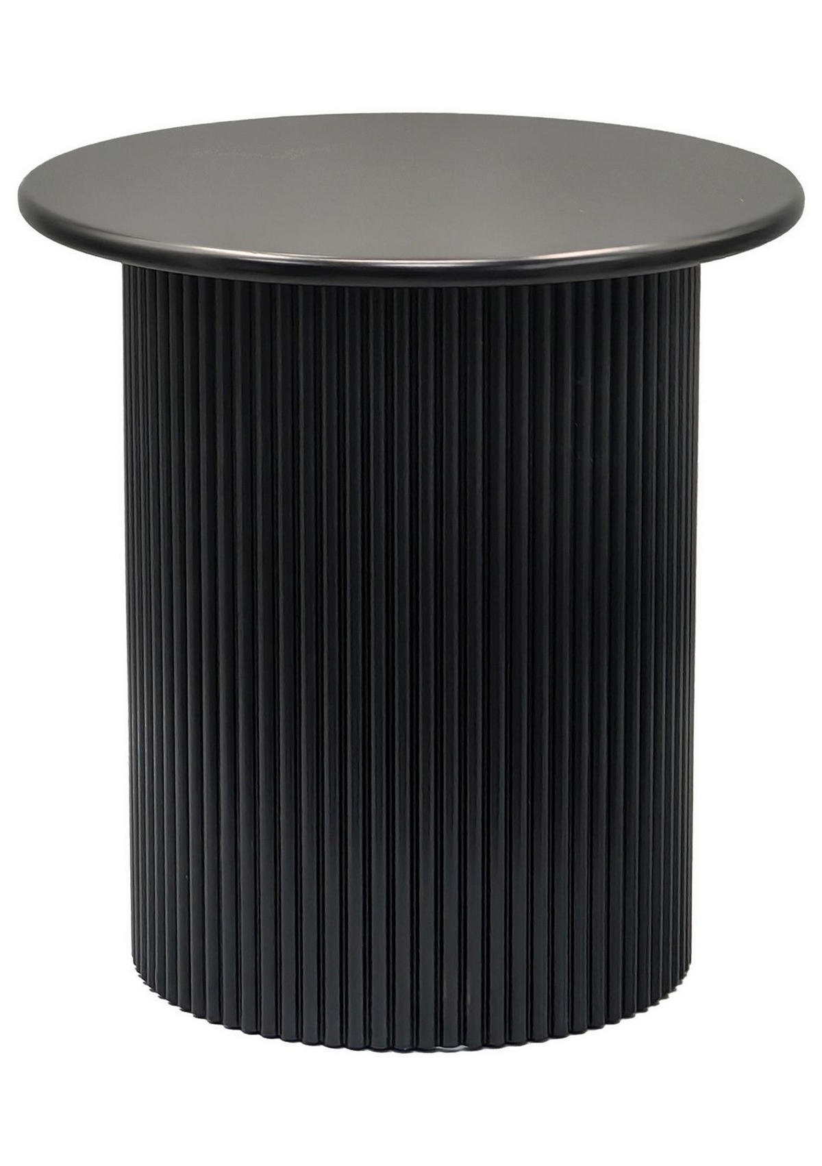BEISTELLTISCH 40/40/41 cm Schwarz rund  - Schwarz, Design, Holzwerkstoff (40/40/41cm) - Xora