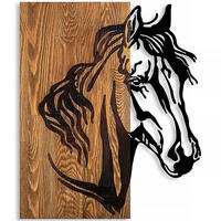 OBJEKTBILD 48/57 cm  - Schwarz/Braun, Basics, Holzwerkstoff (48/57cm)