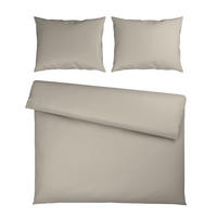 BETTWÄSCHESET 2-teilig TANJA Satin 200/210 cm  - Beige, Basics, Textil (200/210cm) - Novel