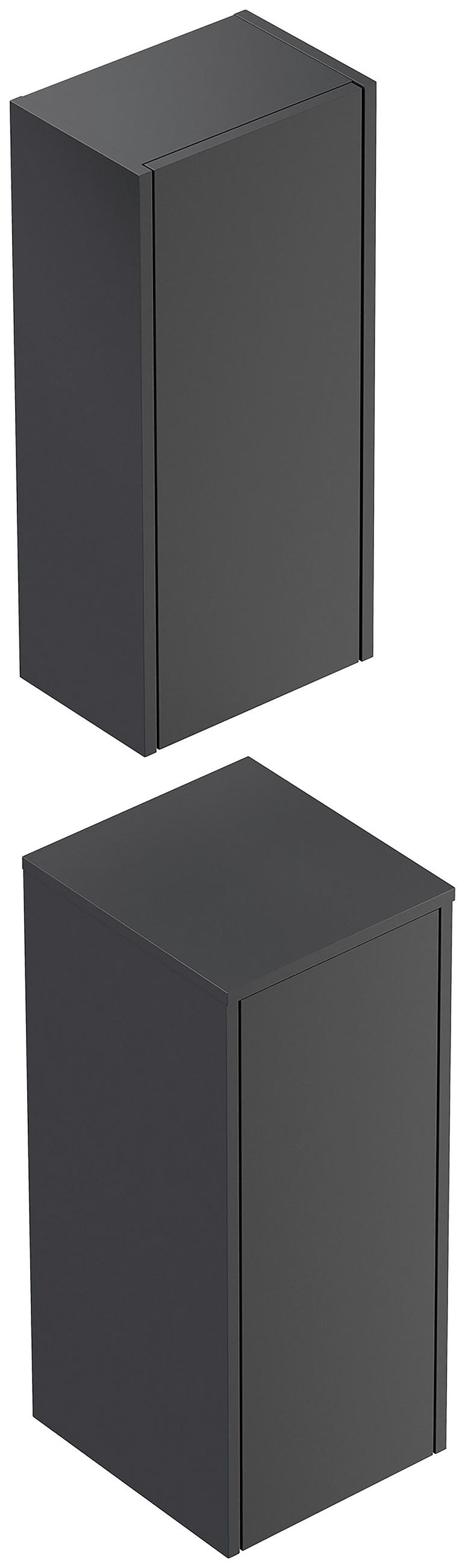HÄNGESCHRANK  - Graphitfarben, MODERN, Holzwerkstoff - MID.YOU