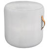 OUTDOORPOUF in  Uni  - Hellgrau, Basics, Textil (45/45cm)