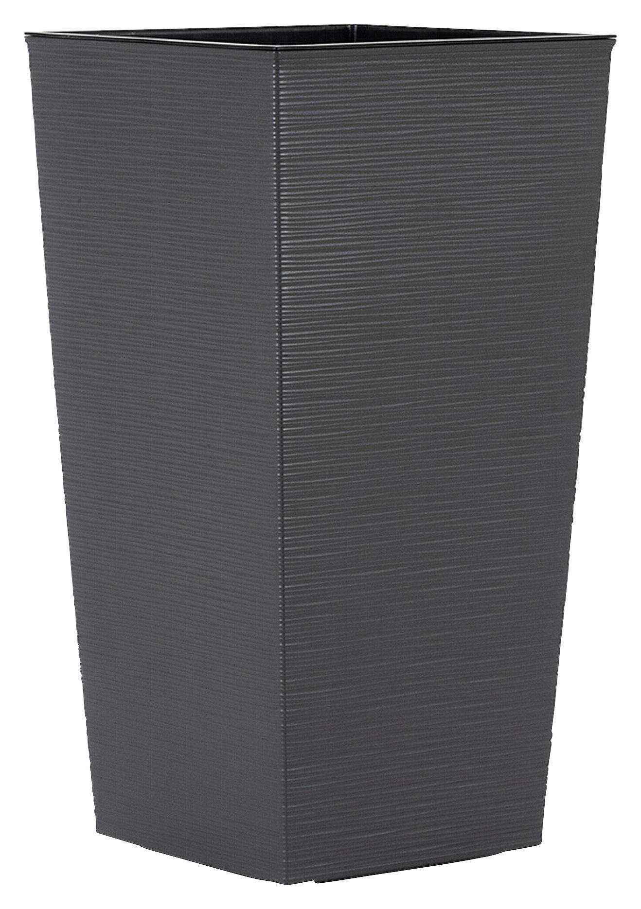 PFLANZENTOPF 35/68/35 cm Anthrazit  - Anthrazit, Basics, Kunststoff (35/68/35cm) - Siena Garden