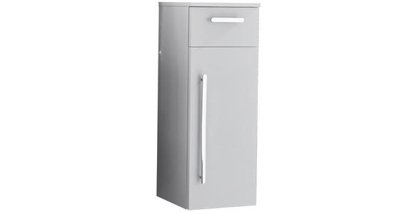 MIDISCHRANK 30/81,6/30 cm - Chromfarben/Grau, KONVENTIONELL, Holzwerkstoff/Metall (30/81,6/30cm) - Novel