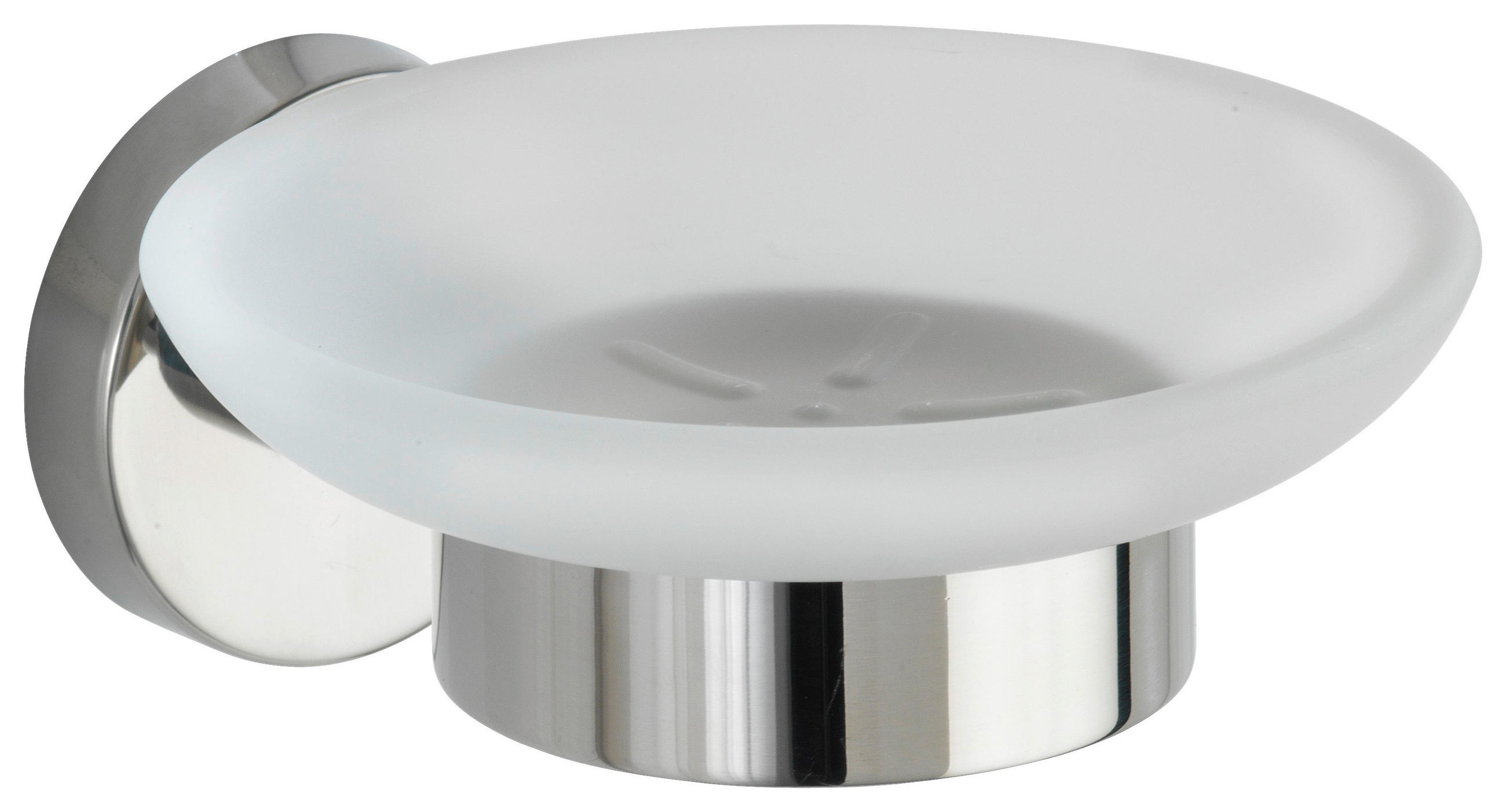 SEIFENSCHALE - Basics, Glas/Metall (11/5,5/13cm) - Wenko
