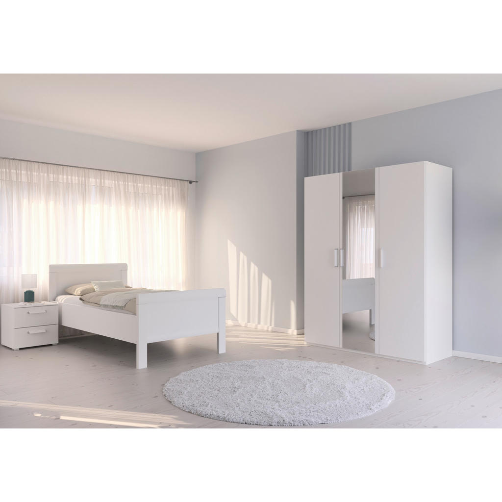 Thumbnail - Novel Bett, Weiß, 90x200 cm, Blauer Engel, Goldenes M, BQ - Bündnis für Qualität, Made in Germany, in verschiedenen Holz...