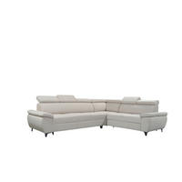 GARNITURA ZA DNEVNU SOBU bež  - tamnosiva/bež, Moderno, tekstil/metal (311/248cm) - Hom`in
