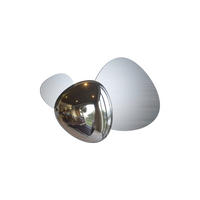 WANDLEUCHTE - Nickelfarben, Trend, Metall (26,9/36,3/7,4cm) - MAYTONI