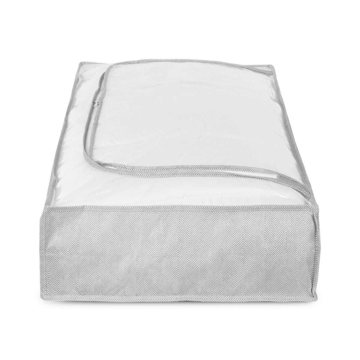 TAŠKA NA USCHOVÁNÍ - světle šedá, Basics, textil (107/46/16cm)