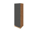 SKÅP FÖR VITVAROR 60/200/60 cm  i antracit  - kromfärg/antracit, Modern, metall/trämaterial (60/200/60cm) - Held