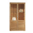 VITRINE Rotbuche massiv Buchefarben - Buchefarben, Design, Glas/Holz (120/217.6/42cm) - CASSANDO