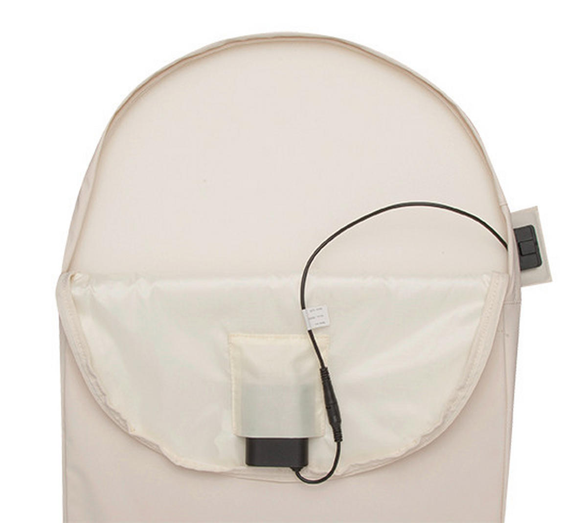 WICKELAUFLAGE beheizt  74/44.5/9 cm  - Taupe, Basics, Kunststoff (74/44.5/9cm) - Bebe Jou