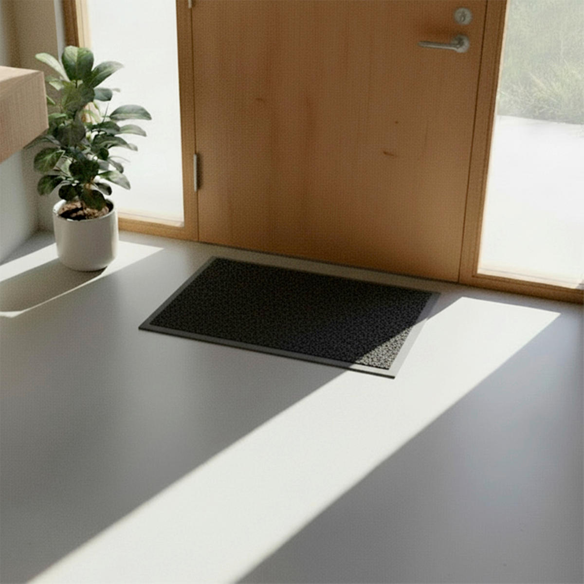 SZENNYFOGÓ SZŐNYEG - fekete, Basics, műanyag (60/0,90/40cm)