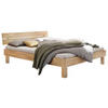 BETT 90/200 cm  in Eiche Bianco  - Eiche Bianco/Eichefarben, Natur, Holz (90/200cm) - Hasena
