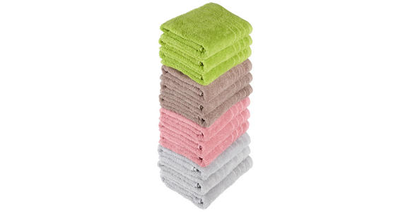 FROTTIERSET 50/90 cm Grün - Grün, Basics, Textil (50/90cm) - Esposa