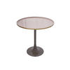 BEISTELLTISCH in Metall 51/51/52 cm  - Altrosa/Grau, Trend, Metall (51/51/52cm) - Kayoom