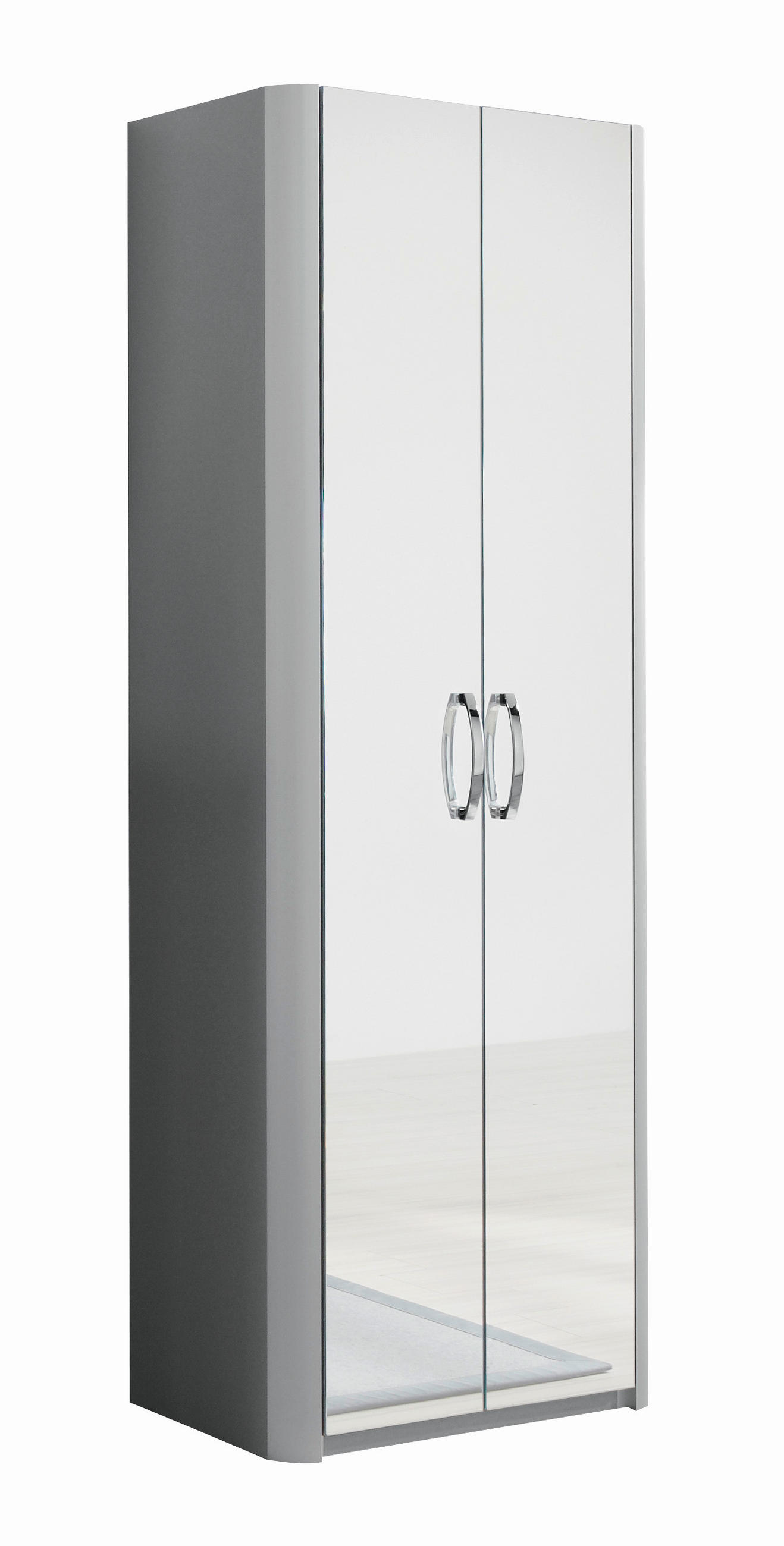 Moderano Garderobenschrank Alu 66x190x38 cm