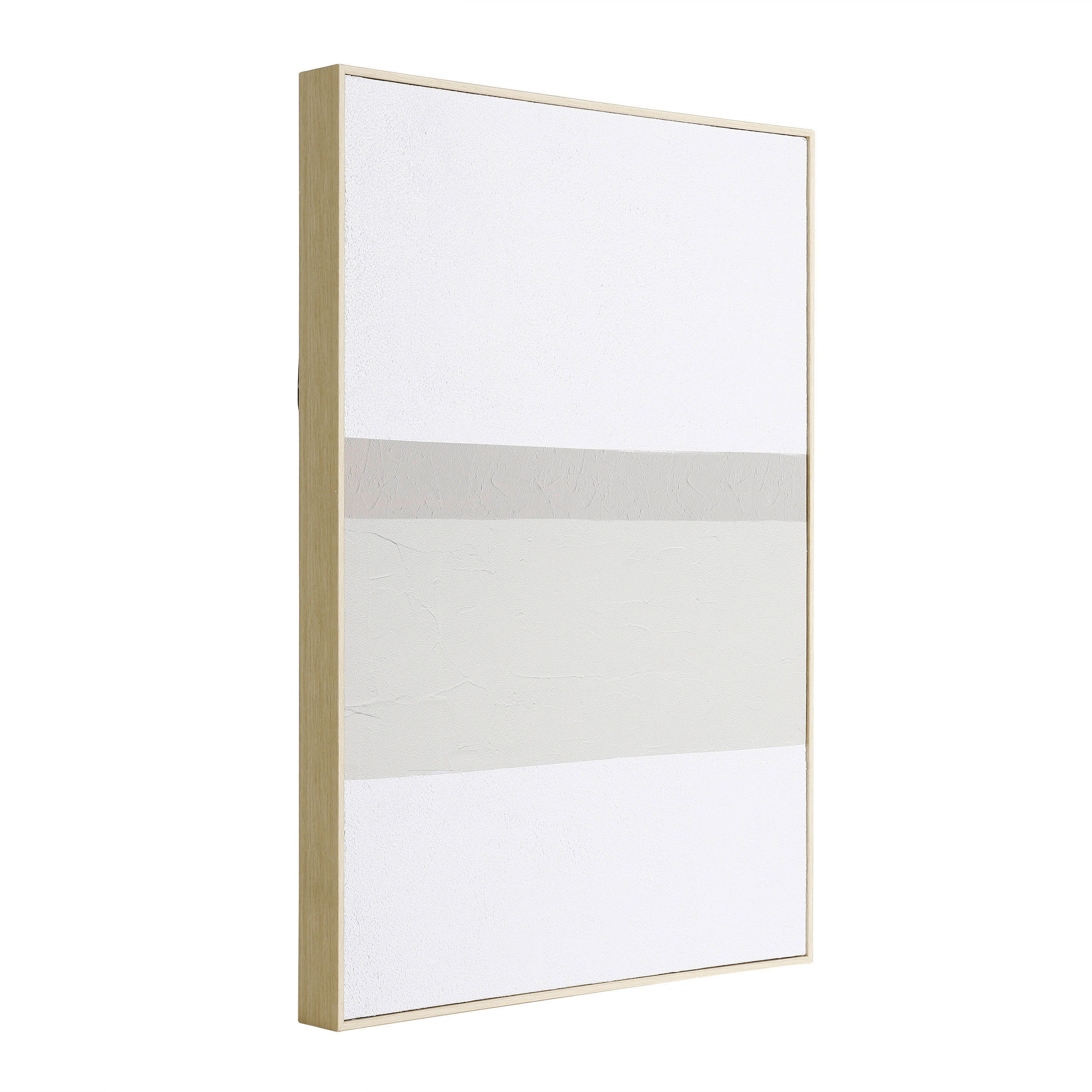 LEINWANDBILD Abstraktes  - Taupe/Weiß, Trend, Kunststoff/Textil (51,2/5,1/71,2cm) - Eglo