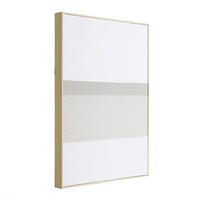 LEINWANDBILD Abstraktes  - Taupe/Weiß, Trend, Kunststoff/Textil (51,2/5,1/71,2cm) - Eglo