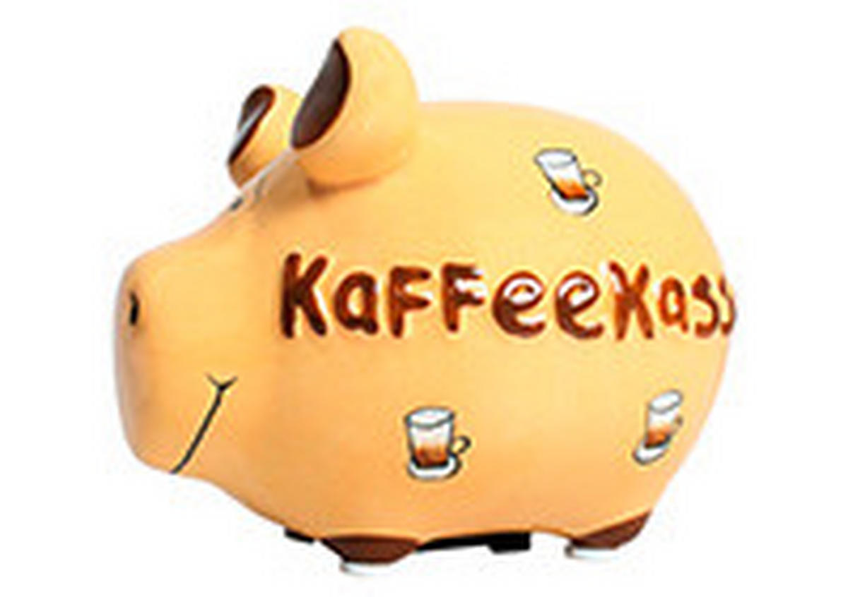 SPARDOSE - Orange, Basics, Keramik (12,5/9/9cm)