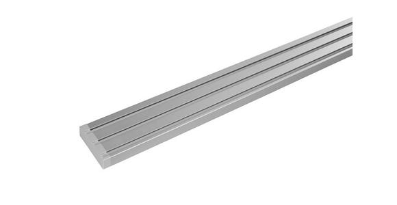 FLÄCHENVORHANGSCHIENE 160 cm - Alufarben, Design, Metall (160cm) - Homeware
