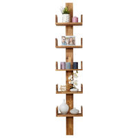 WANDREGAL 35/180/17 cm  - Naturfarben, Modern, Holz (35/180/17cm) - MID.YOU