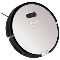 STAUBSAUGER ROBOTER RVC 8000  - Silberfarben/Schwarz, KONVENTIONELL, Kunststoff/Metall (33cm) - Atrigo