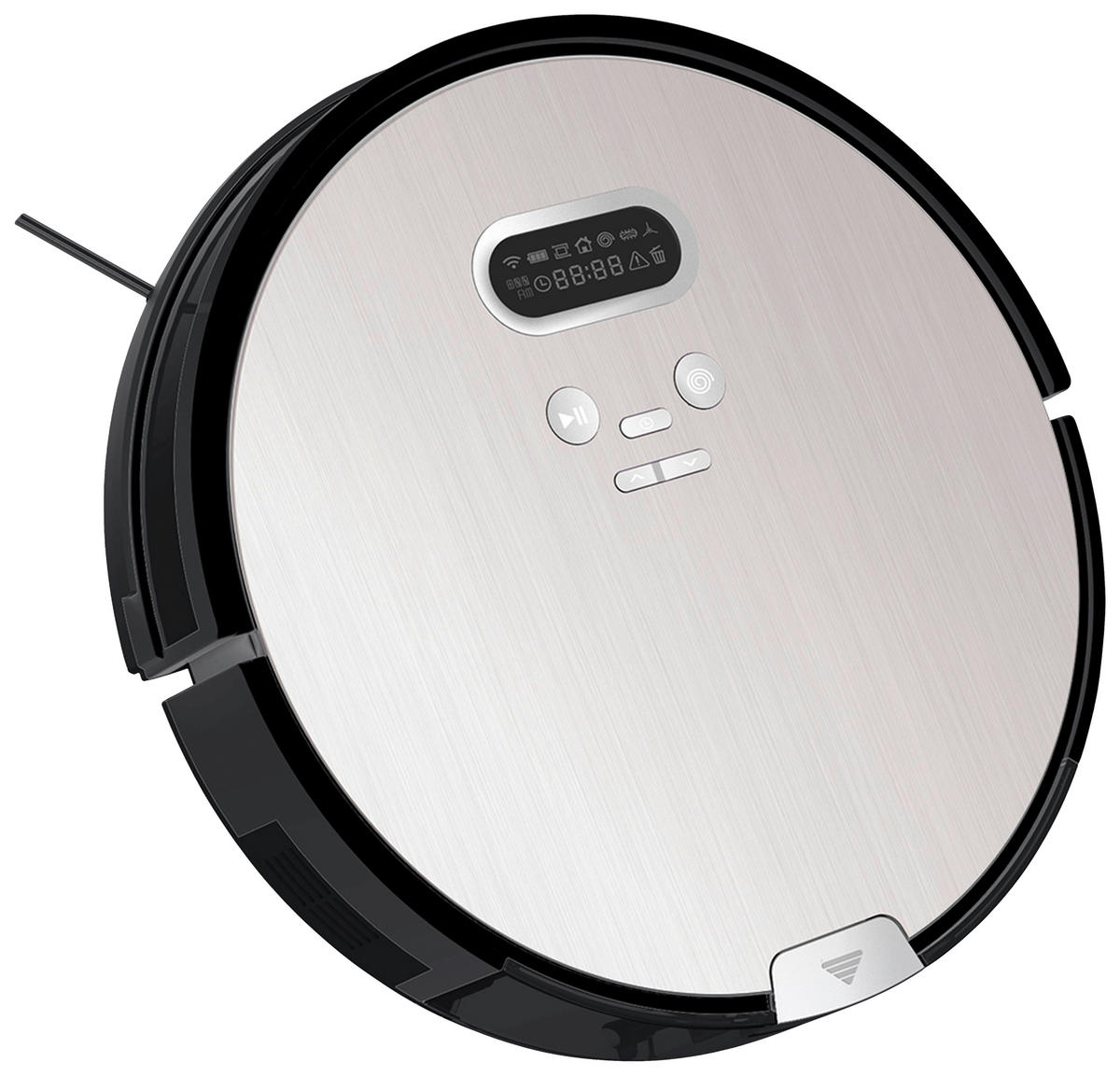 STAUBSAUGER ROBOTER RVC 8000  - Silberfarben/Schwarz, KONVENTIONELL, Kunststoff/Metall (33cm) - Atrigo