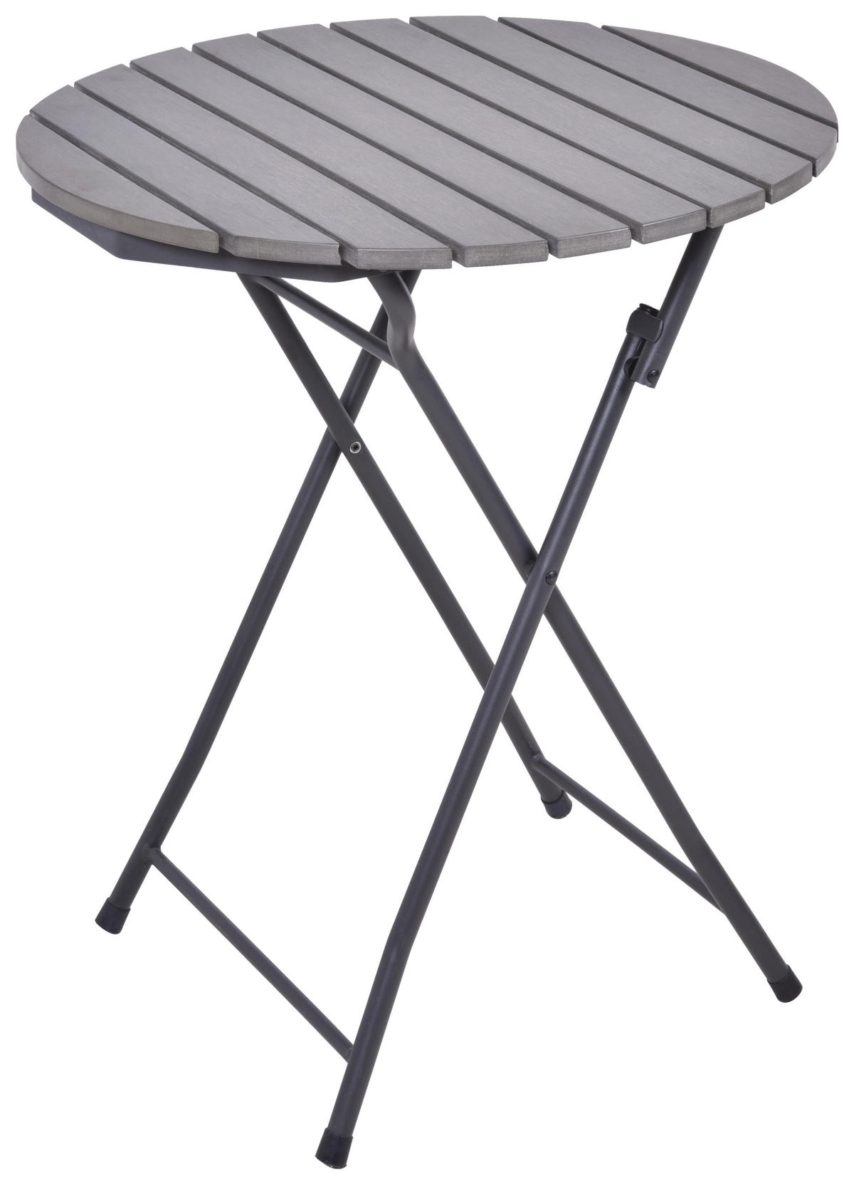 BALKONSET  - Hellgrau/Grau, MODERN, Kunststoff/Metall (160/83/160cm) - Gardenson