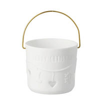 LATERNE - Weiss, Basics, Keramik (6/5,5cm)