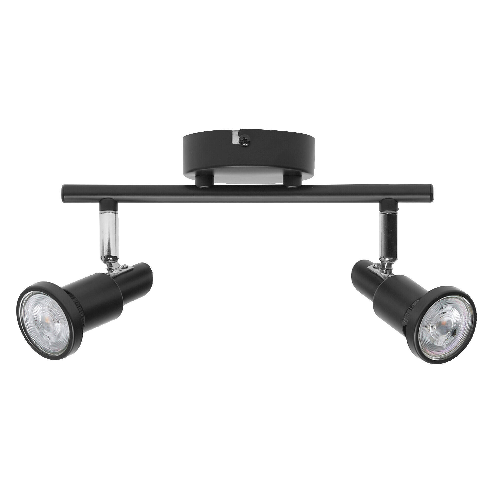 LED-STRAHLER 25,6/9/15,5 cm  - Schwarz, Basics, Metall (25,6/9/15,5cm) - Osram