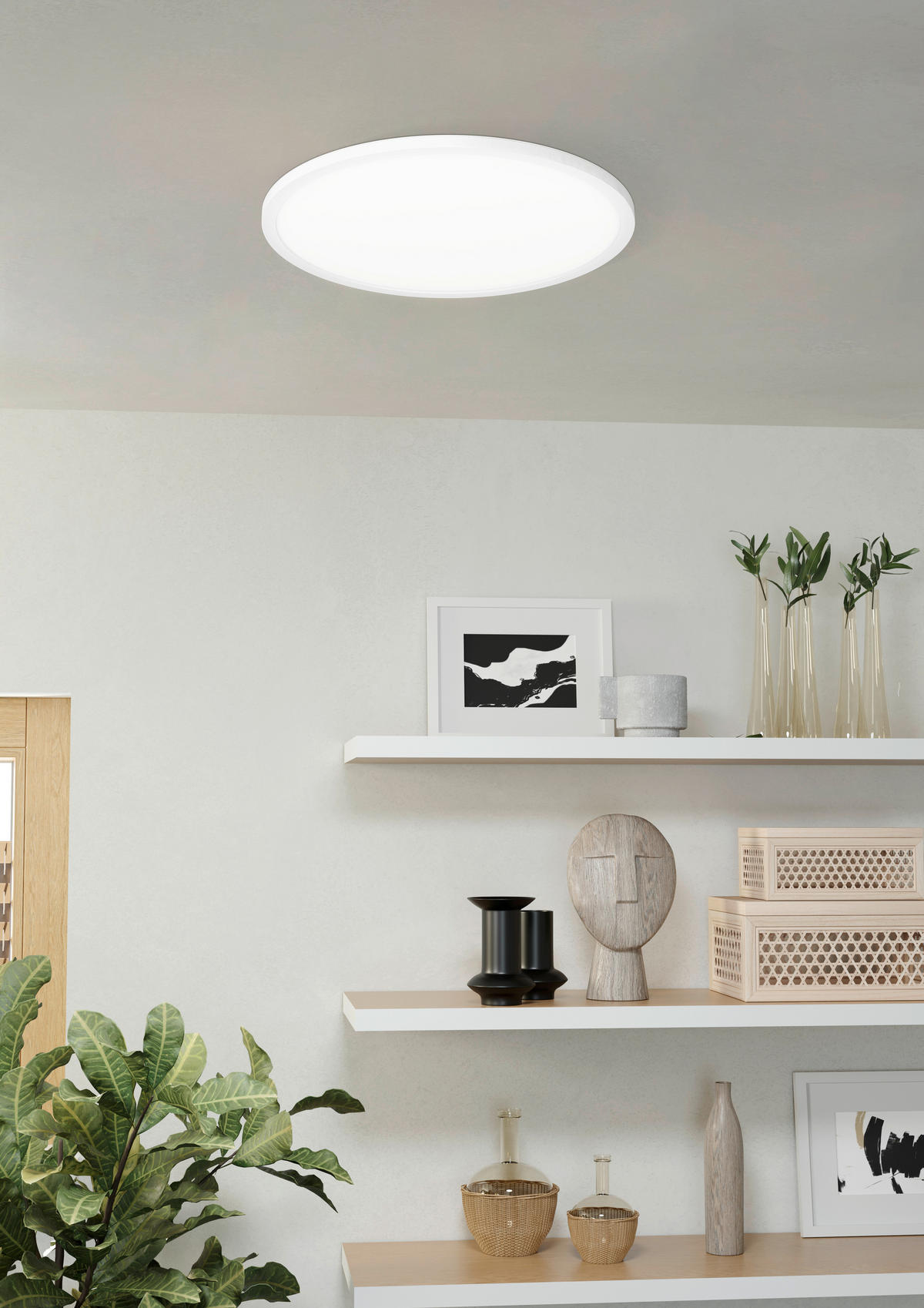 LED-DECKENLEUCHTE  39/3 cm    - Weiss, Basics, Kunststoff (39/3cm) - Eglo