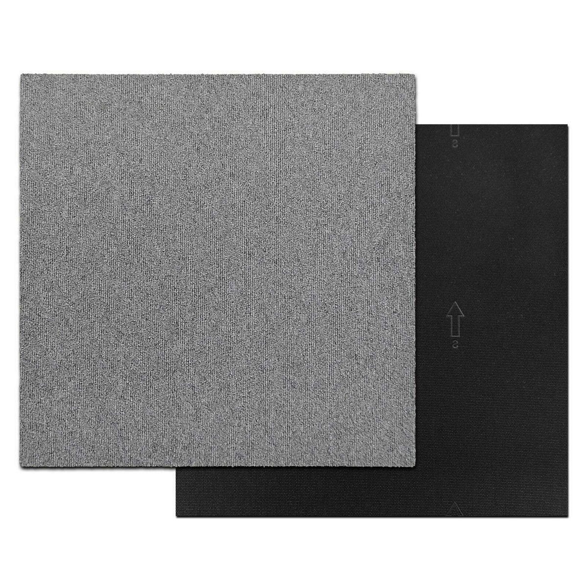 TEPPICHFLIESE - Hellgrau, Basics, Kunststoff/Textil (50/50cm) - Esposa