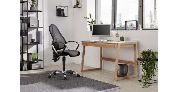 SCHREIBTISCH 120/65/75 cm in Kernbuche - Kernbuche, Natur, Holz (120/65/75cm) - Linea Natura