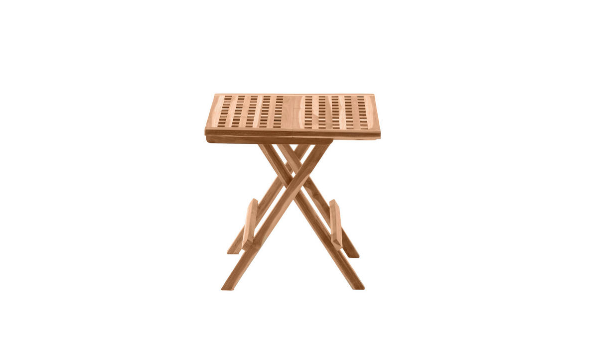 GARTENTISCH Holz quadratisch  - Naturfarben, Natur, Holz (50/50/50cm) - Livetastic