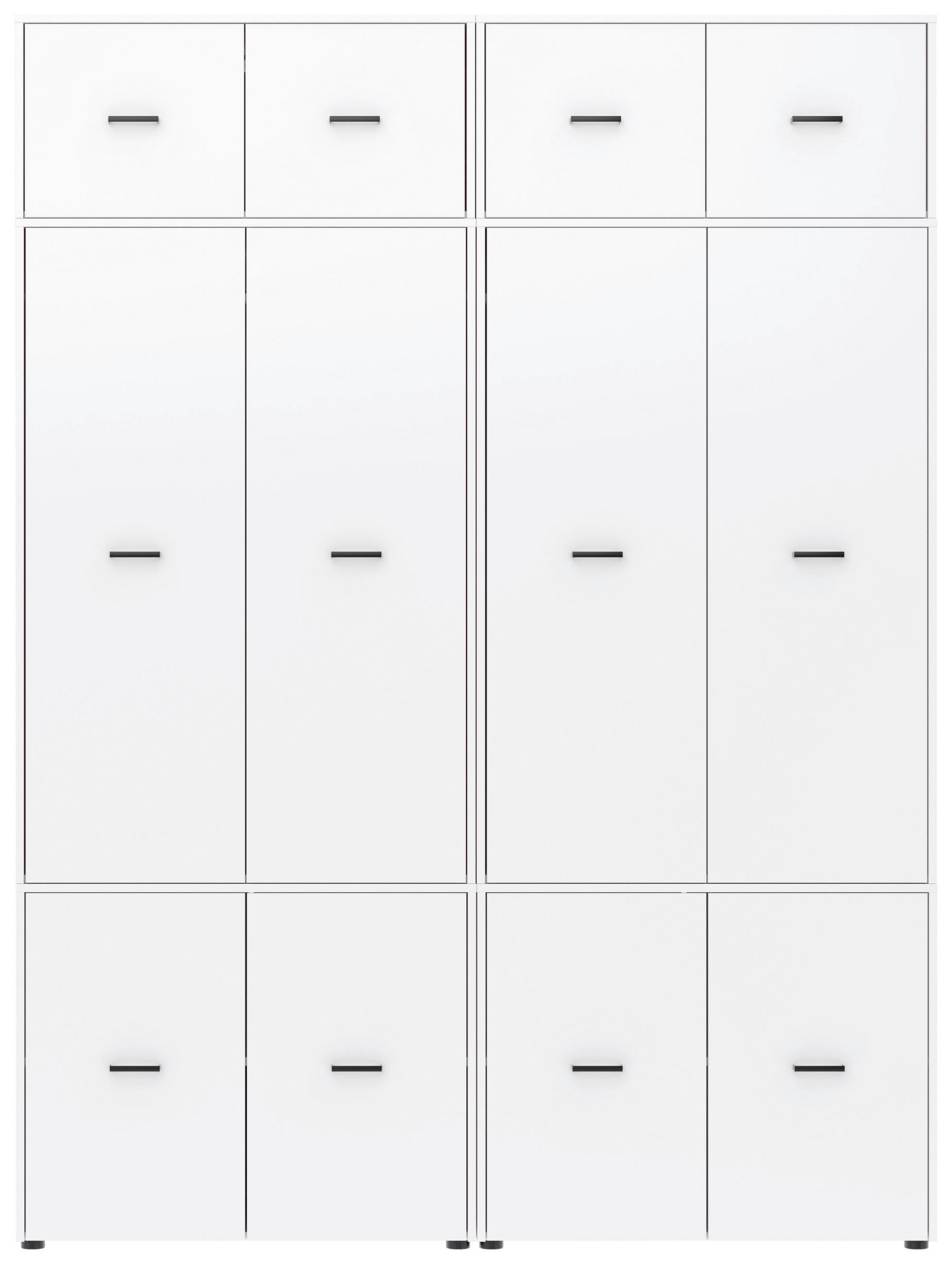 Drehtürenschrank 180 Cm Kivo, Weiß