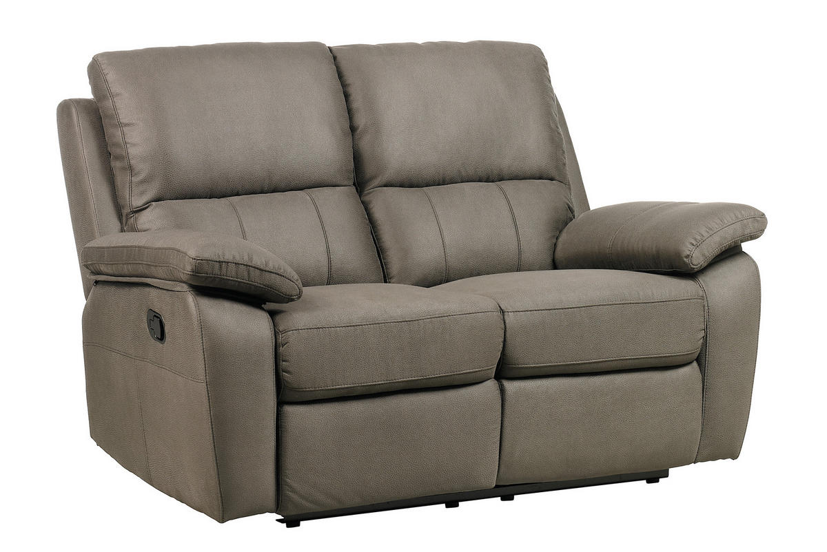 Sitzgarnitur inkl. Funktionen Flachgewebe Braun  - Braun, KONVENTIONELL, Kunststoff/Textil (198/149/94/95/99cm) - Xora