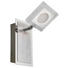 LED-STRAHLER - Chromfarben, Design, Kunststoff/Metall (14,5/9/17cm) - Novel LED-STRAHLER - Chromfarben, Design, Kunststoff/Metall (14,5/9/17cm) - Novel
