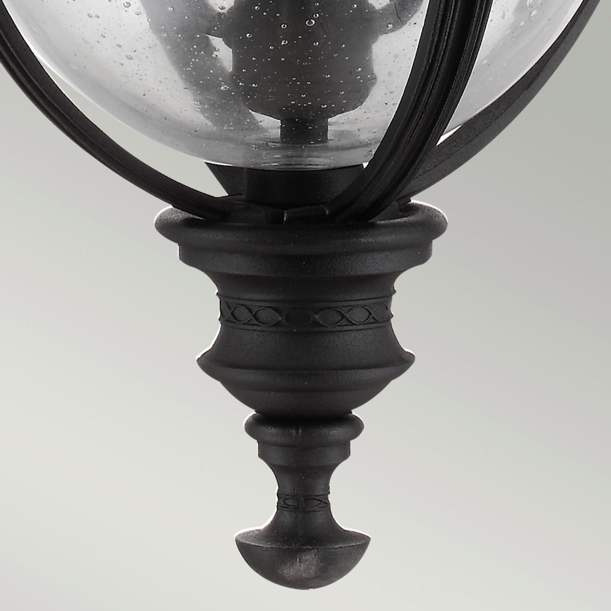 AUSSENHÄNGELEUCHTE 26.7/68 cm  - Schwarz, Basics, Glas/Metall (26.7/68cm) - Elstead Lighting