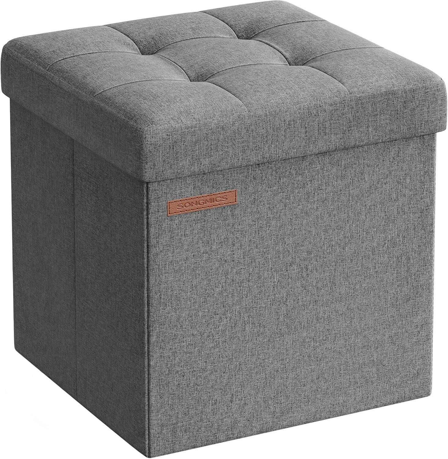 E-shop ÚLOŽNÝ BOX NA SEDENIE, textil, kompozitné drevo, 30/30/30 cm