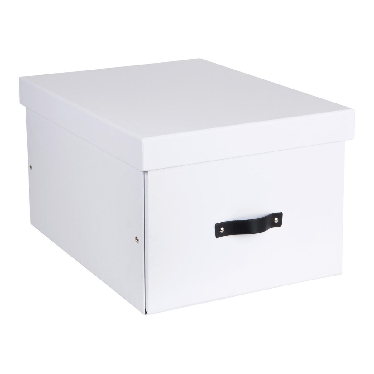 AUFBEWAHRUNGSBOX - Weiß, Basics, Karton/Papier (38/28.5/50.5cm)