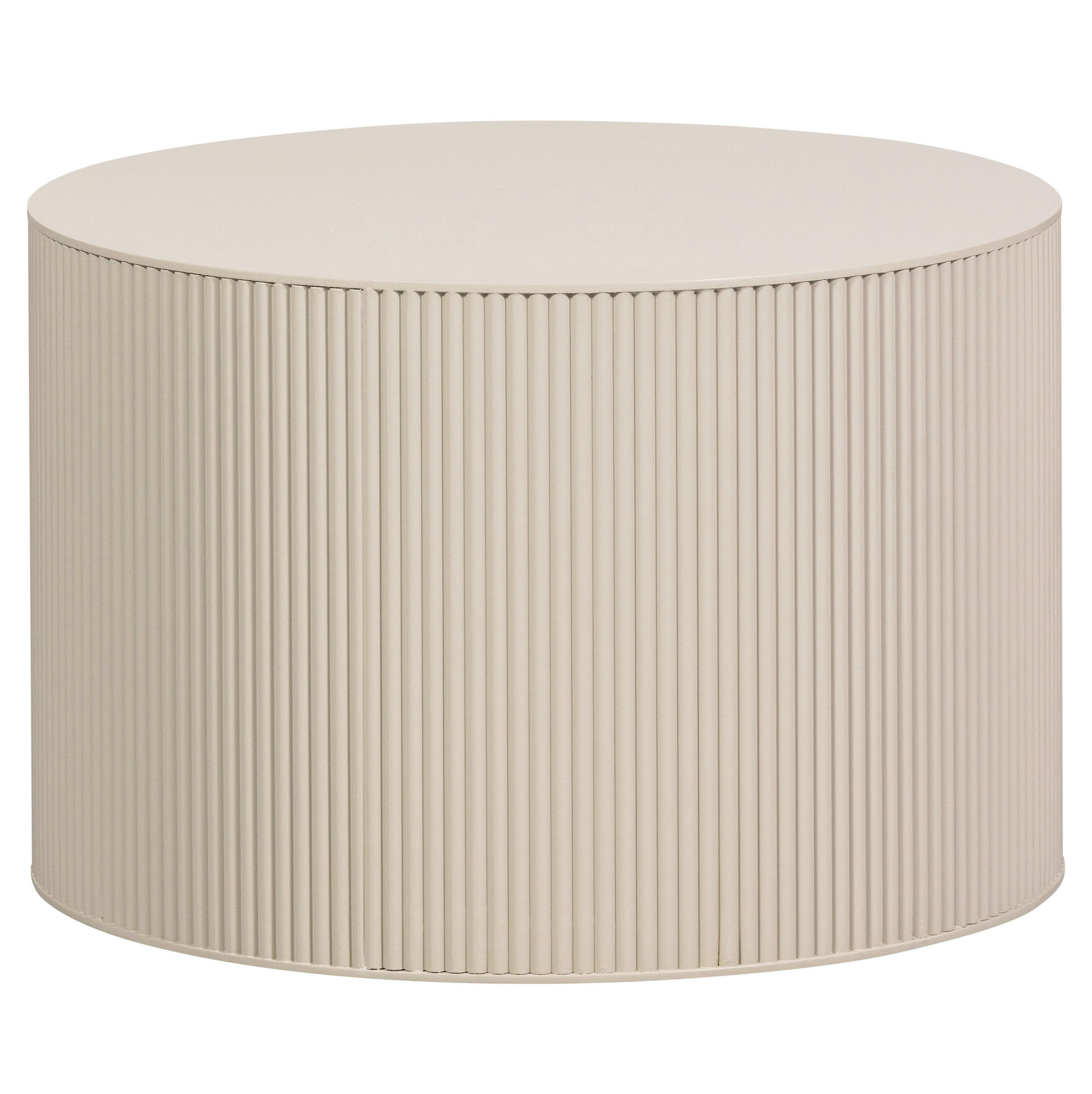 BEISTELLTISCH 60/60/40 cm Beige rund  - Beige, Design, Holzwerkstoff (60/60/40cm) - Livetastic