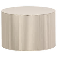 BEISTELLTISCH 60/60/40 cm Beige rund  - Beige, Design, Holzwerkstoff (60/60/40cm) - Livetastic