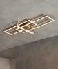 LED-DECKENLEUCHTE Salinas   - Nickelfarben, Design, Metall (100/11/40cm) - Trio Leuchten