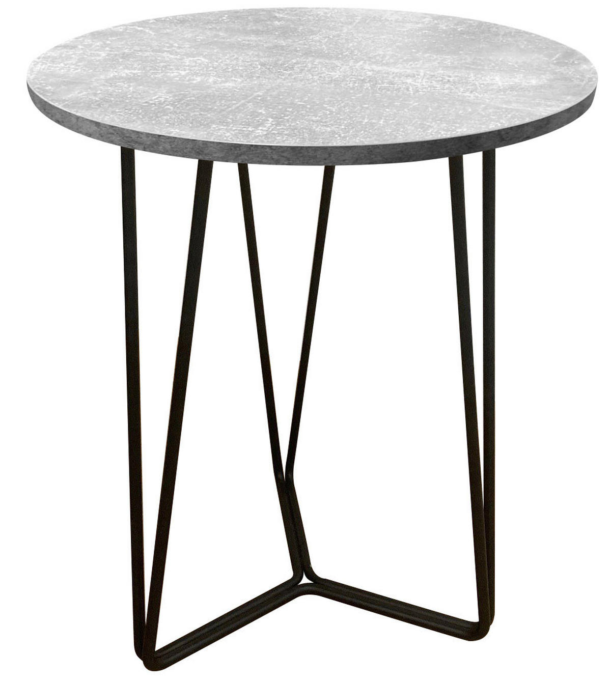 KLUB STOLIĆ siva  metal, drvni materijal  - siva/crna, Moderno, drvni materijal/metal (40/50cm)