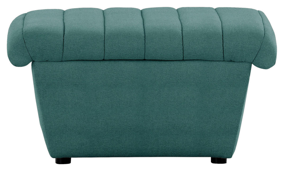 HOCKER in Textil Grün  - Schwarz/Grün, Design, Kunststoff/Textil (74/43/85cm) - LOOKS by W.Joop