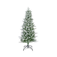 WEIHNACHTSBAUM 150 cm  - Weiß/Grün, Basics, Kunststoff/Metall (83/150cm) - X-Mas