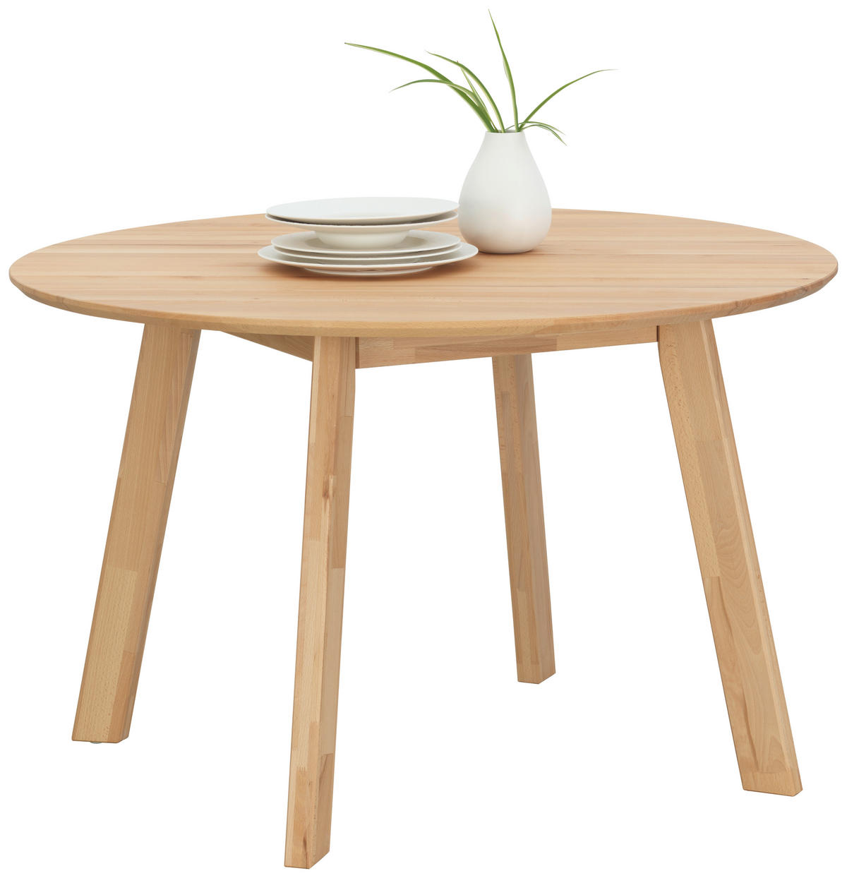ESSTISCH in Holz 120/120/75 cm  - Kernbuche, Natur, Holz (120/120/75cm) - Livetastic