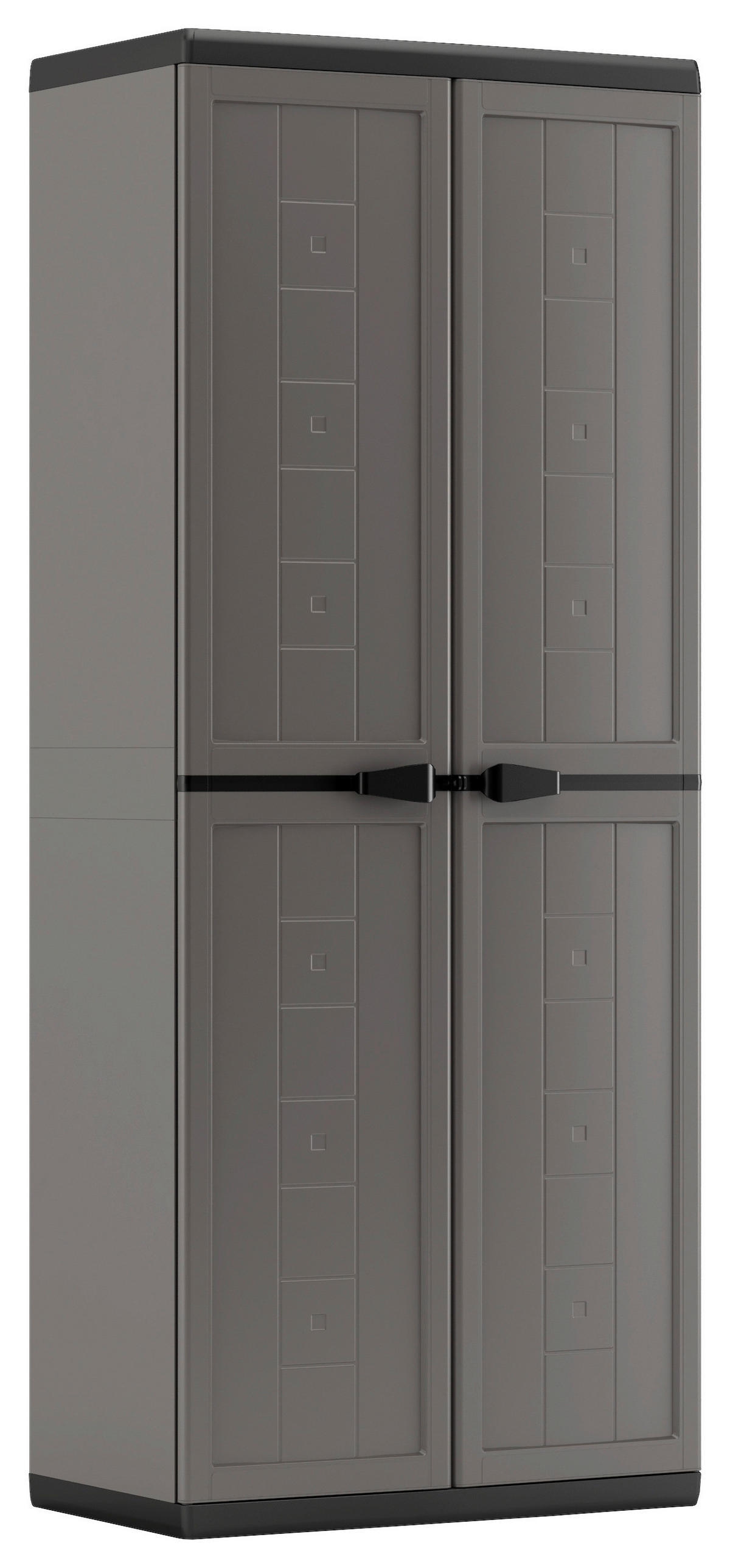 GERÄTESCHRANK-SET - Anthrazit/Grau, Design, Kunststoff (68/166/87/39cm) - MID.YOU