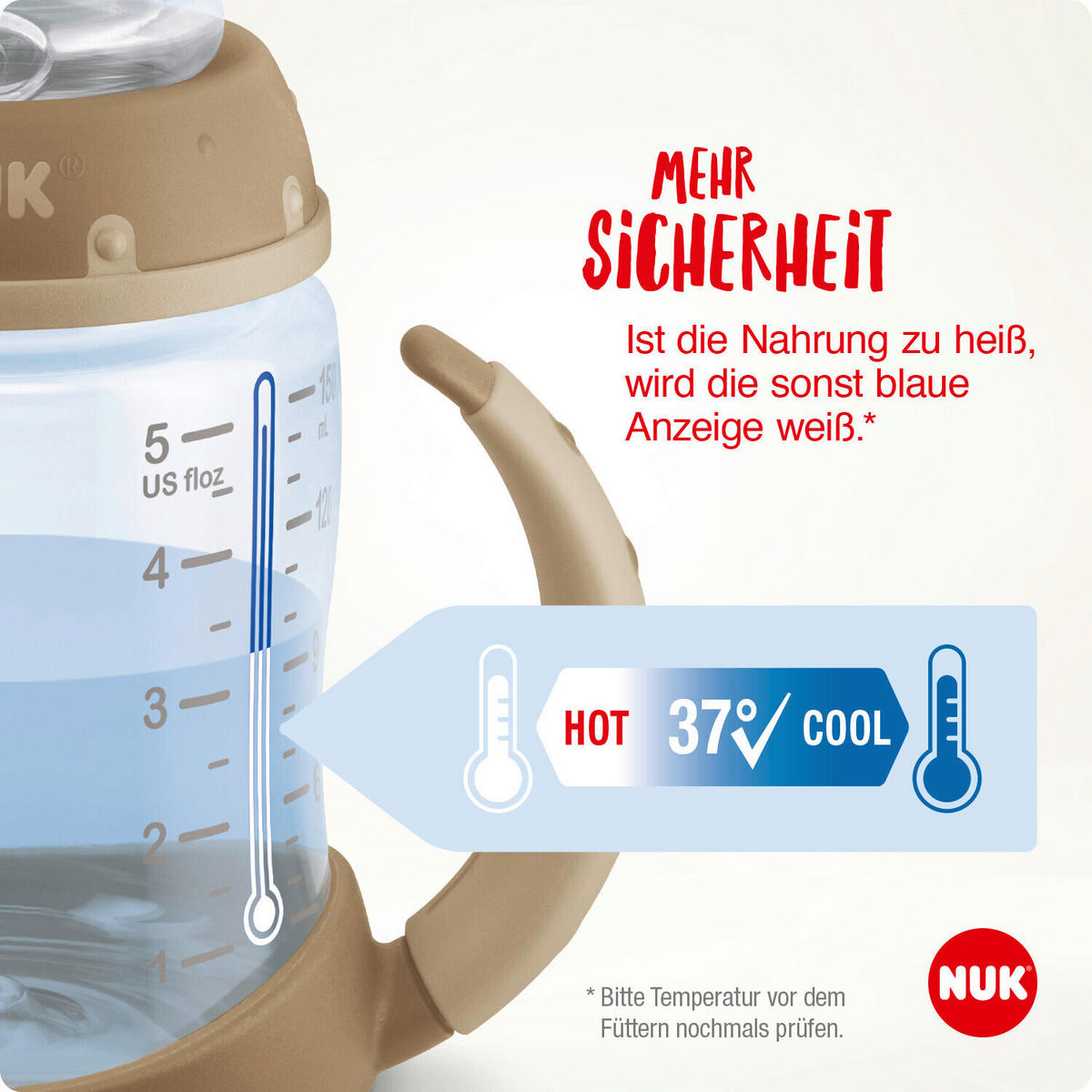 BABYFLASCHE Disney Classic 150 ml  - Transparent/Beige, Basics, Kunststoff (7,5/10,8/17,8cm) - NUK